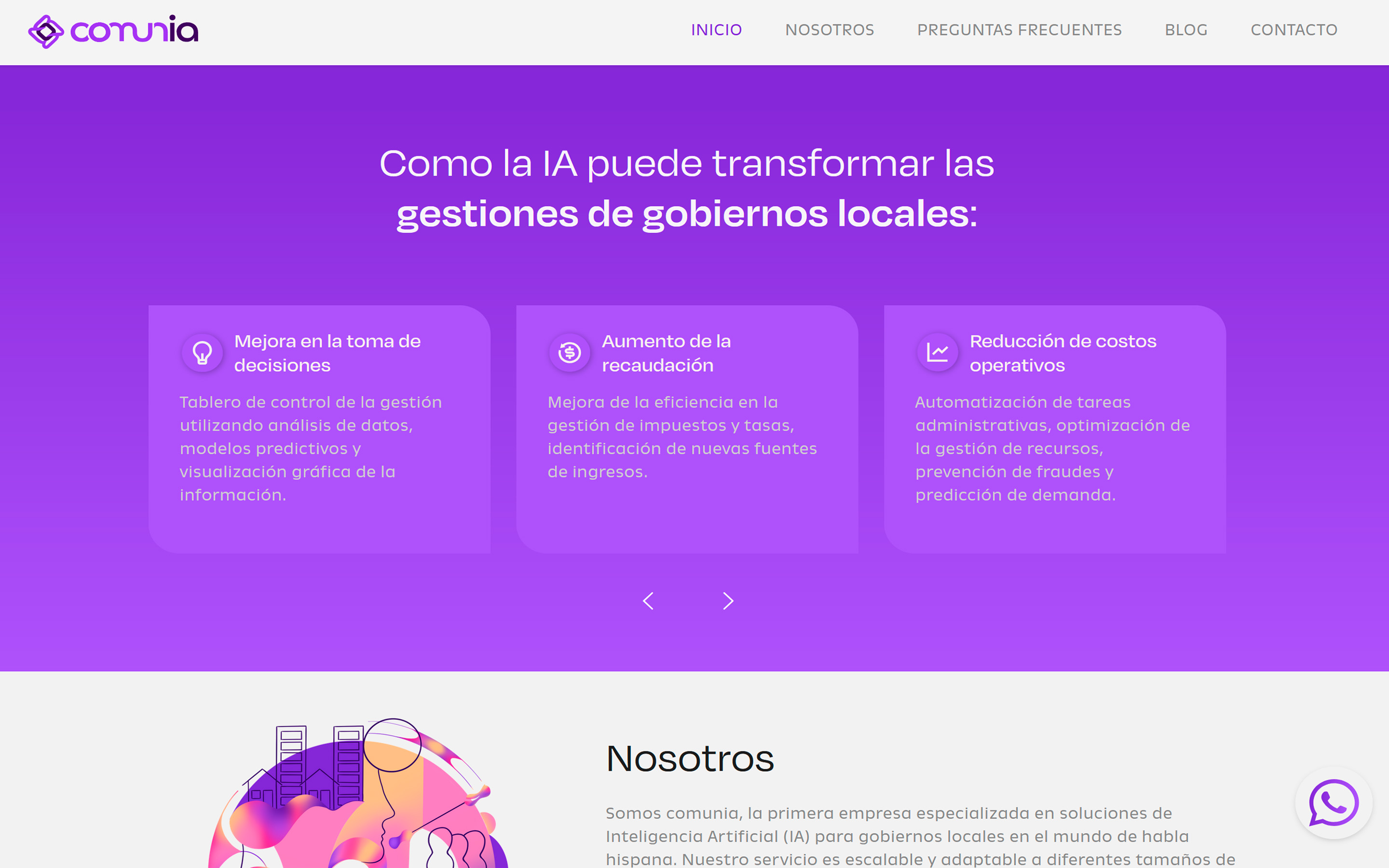 DIXER | Diseño web | Comunia